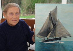 Albert Clark artiste peintre à Montfarville